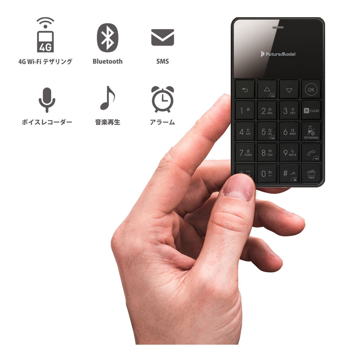 NichePhone-S＋4G テザリング simフリー携帯 キッズ用携帯電話-